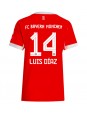 Bayern Munich Luis Diaz #14 Replika Hemmakläder Dam 2025-26 Kortärmad Bayern Munich Luis Diaz #14 Replika Hemmakläder Dam 2025-26 Kortärmad